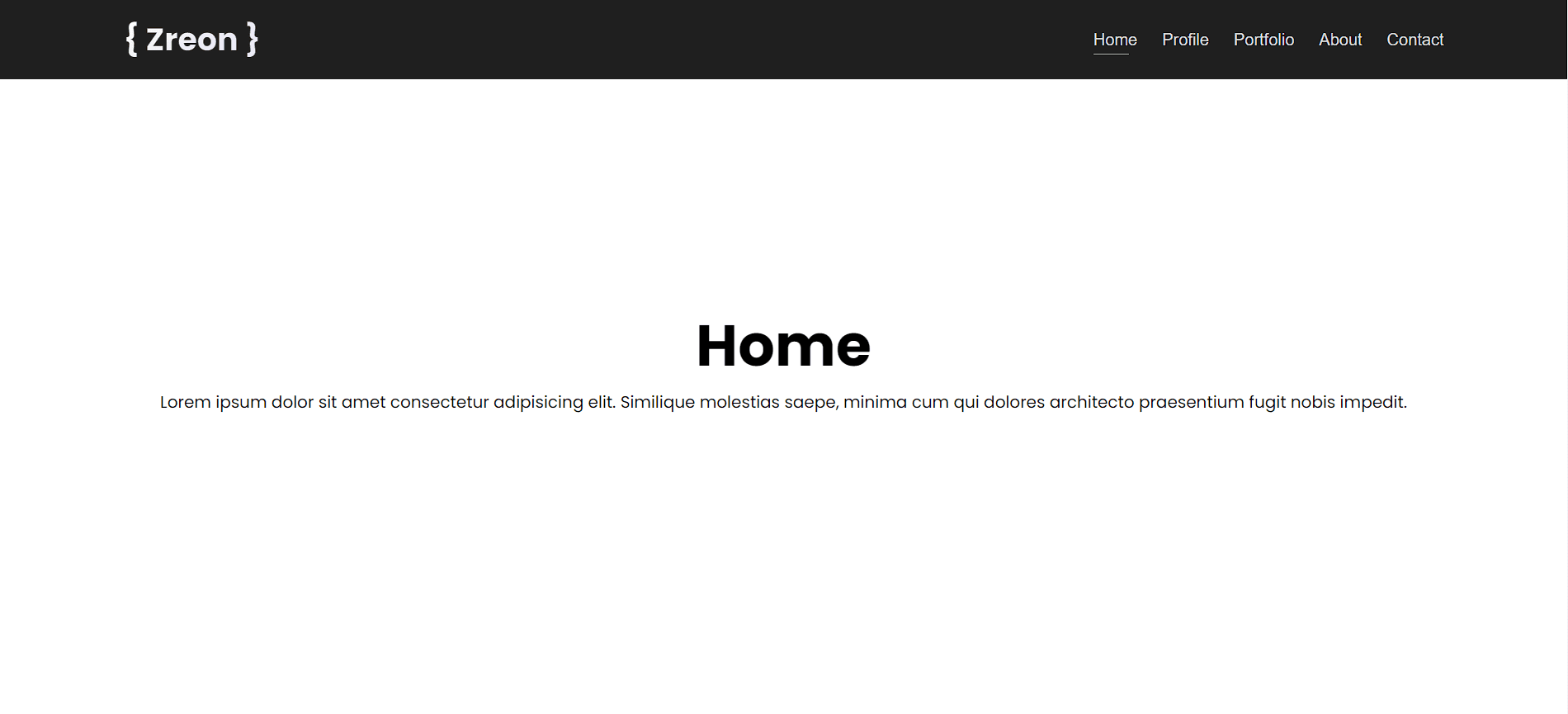 Simple Portfolio Template