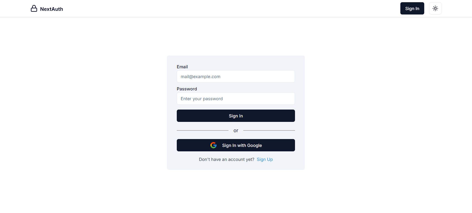 NextJs Auth App