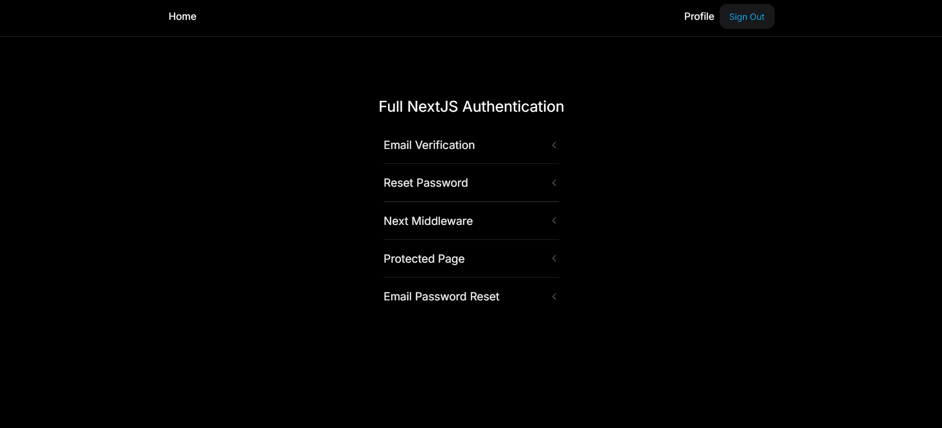 NextJS Auth Full