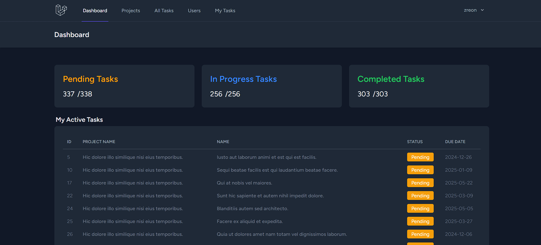 Project Management App